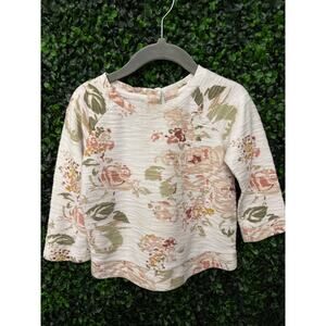 Baby Gap, Baby Girl Sweater size 18-24 months, Floral Sweater.